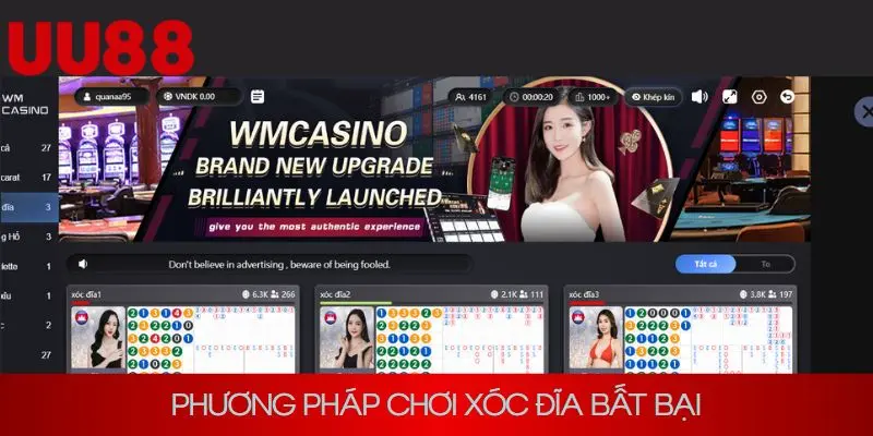 Một số phương pháp chơi xóc đĩa bất bại