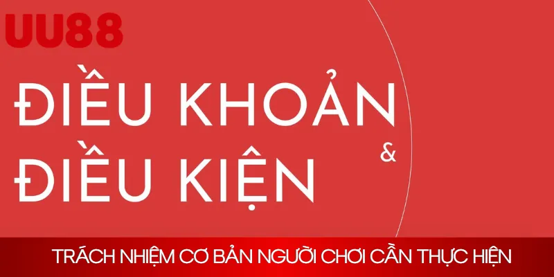 Trách nhiệm cơ bản người chơi cần thực hiện